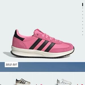adidas Pink and Black Athletic Shoes